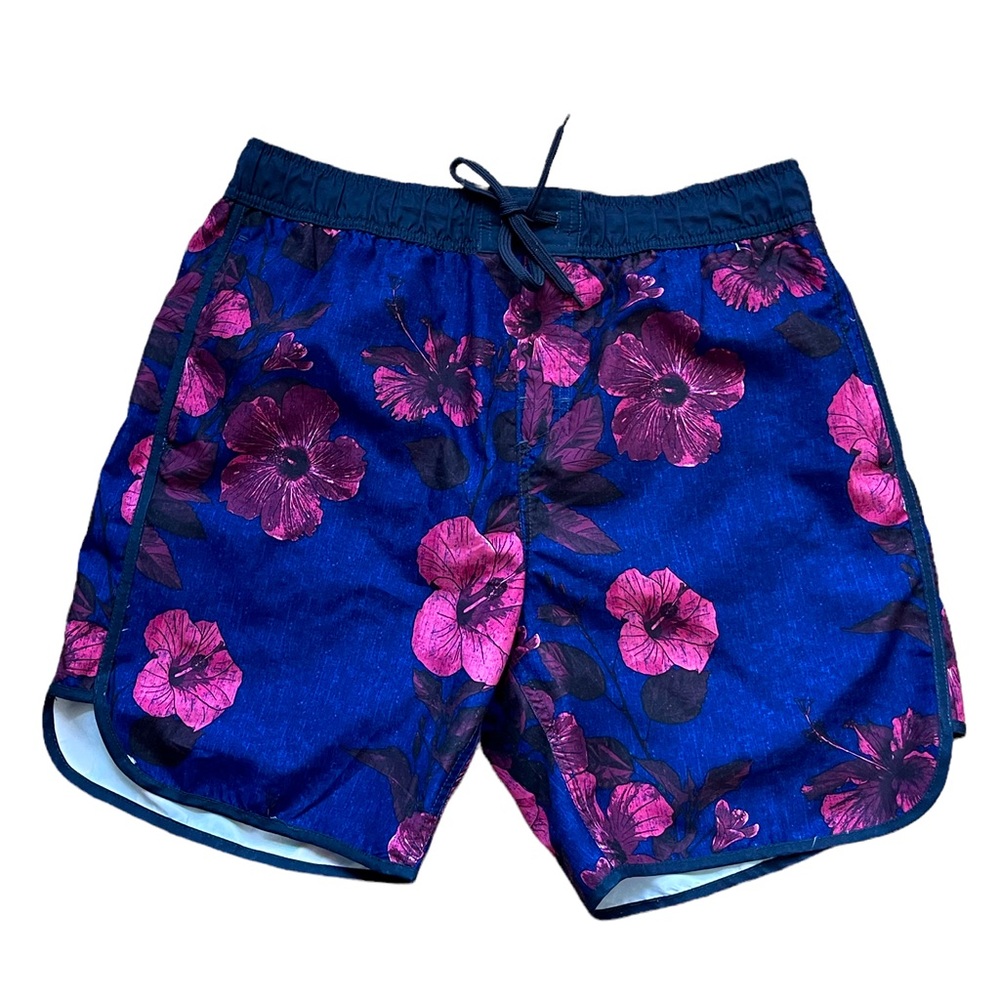 U.S Mens Apparel Swim Shorts Size XL Blue in Color